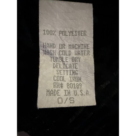 Vintage 90s Frederick’s of Hollywood Black Shimmer Lounge Set Robe Pants USA OS - Picture 12 of 12